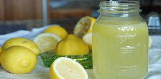 Lemon treatment - cleansing the body with lemon juice
