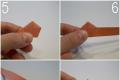 Ako vyrobiť origami papierovú hviezdu po etapách